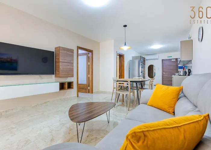 Lovely 3Br With Private Terrace In Sliema By 360 Estates